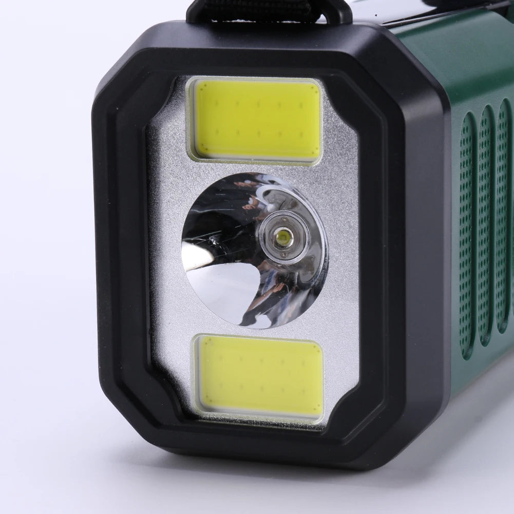Artsy Digi™ Emergency Radio Basic – AM/FM, Solar & Crank Powered with LED & Power Bank