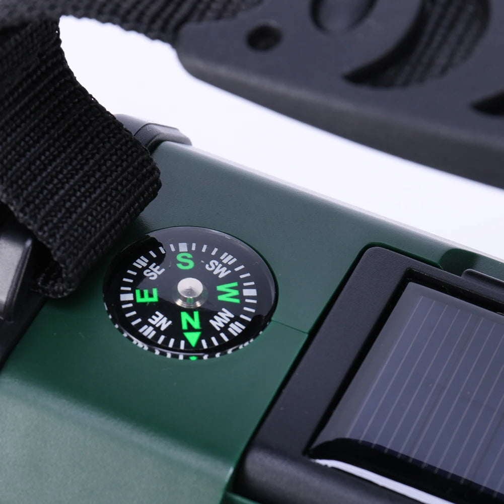 Artsy Digi™ Emergency Radio Basic – AM/FM, Solar & Crank Powered with LED & Power Bank