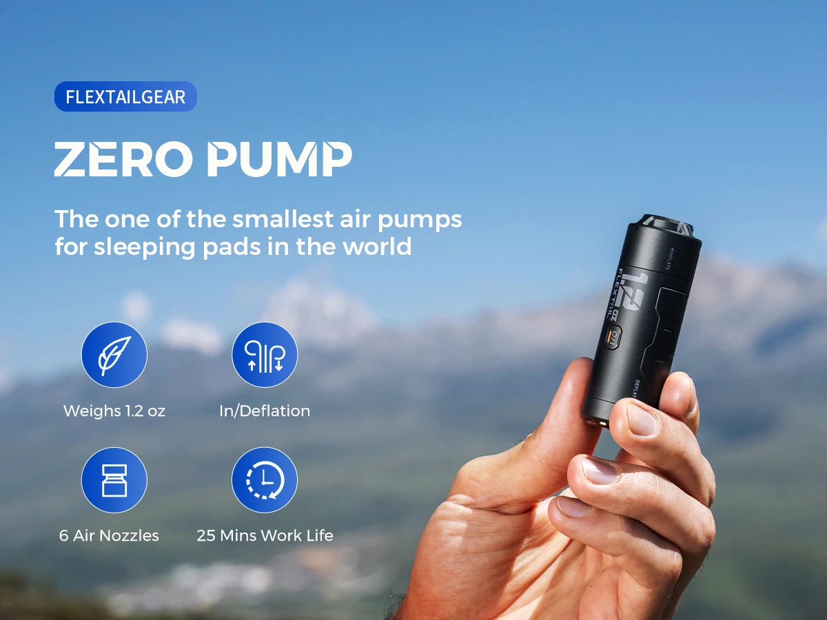Artsy Digi™ ZERO PUMP PRO – Portable Electric Air Pump for Camping Pads (Rechargeable)