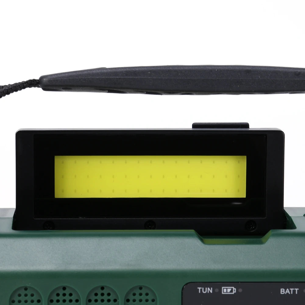 Artsy Digi™ Emergency Radio Basic – AM/FM, Solar & Crank Powered with LED & Power Bank