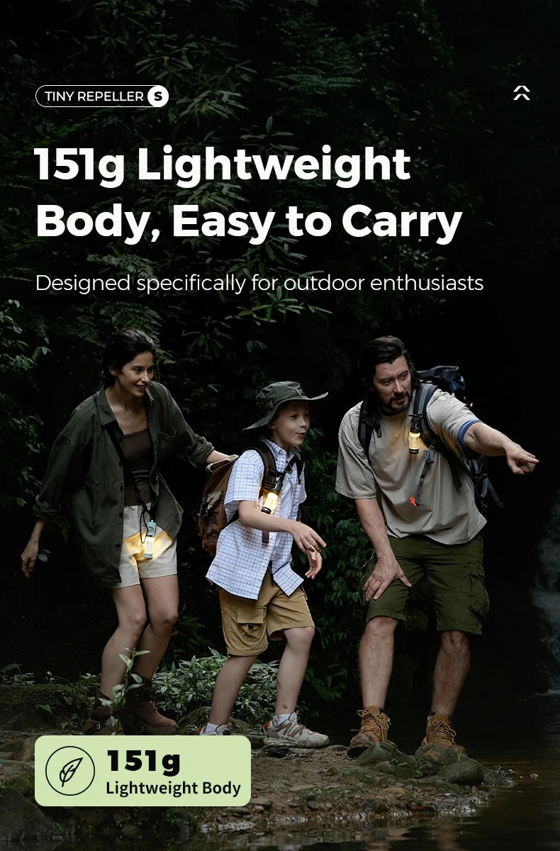 Artsy Digi™ TINY REPELLER BASIC – Rechargeable Mosquito Repeller & Camp Light