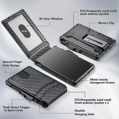Artsy Digi® Smart Wallet – Slim Bifold with RFID & Money Clip