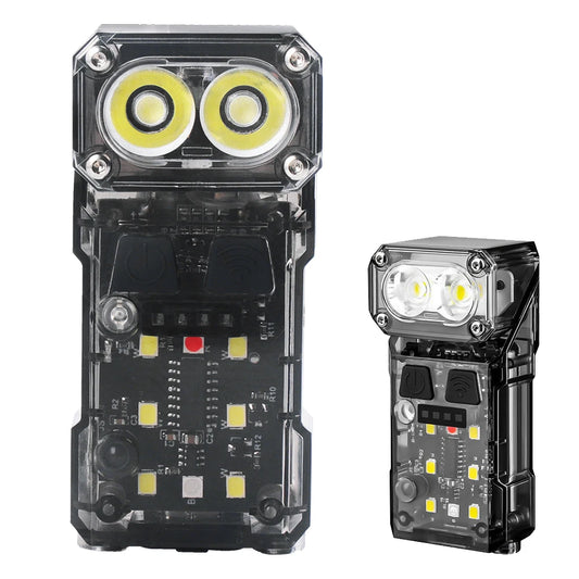 Artsy Digi BORUiT – 800LM Rotatable Keychain Headlight with Sensor & Magnet Clip