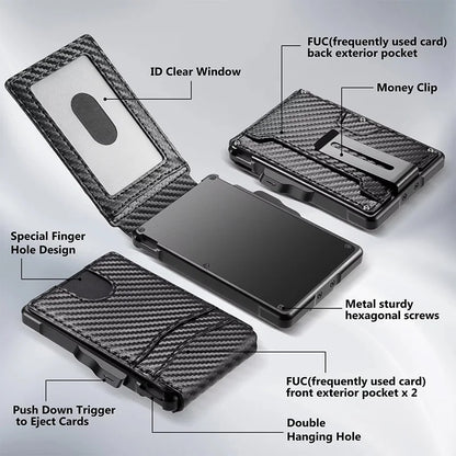 Artsy Digi® Smart Wallet – Slim Bifold with RFID & Money Clip