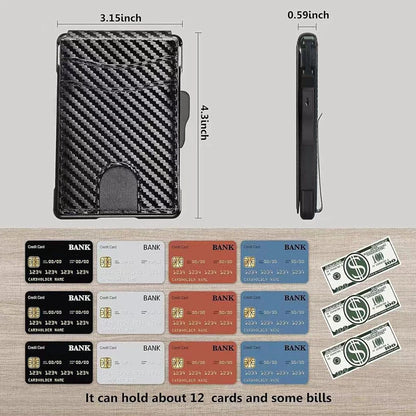 Artsy Digi® Smart Wallet – Slim Bifold with RFID & Money Clip
