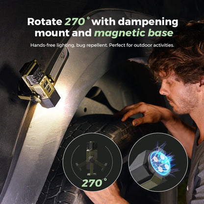 Artsy Digi™ EVO Repeller PRO – Rechargeable Mosquito Repeller & 3000LM Camp Lantern