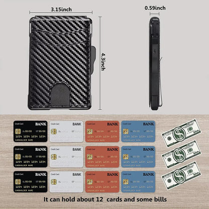 Artsy Digi® Smart Wallet – Slim Bifold with RFID & Money Clip