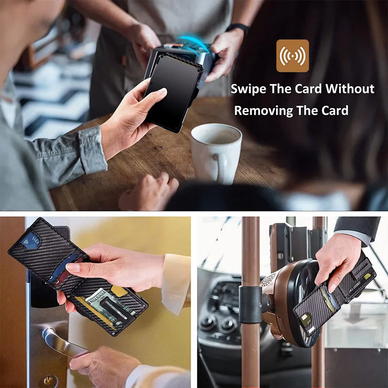 Artsy Digi® Smart Wallet – Slim Bifold with RFID & Money Clip