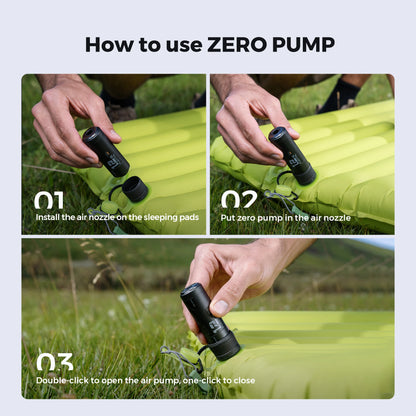 Artsy Digi™ ZERO PUMP PRO – Portable Electric Air Pump for Camping Pads (Rechargeable)